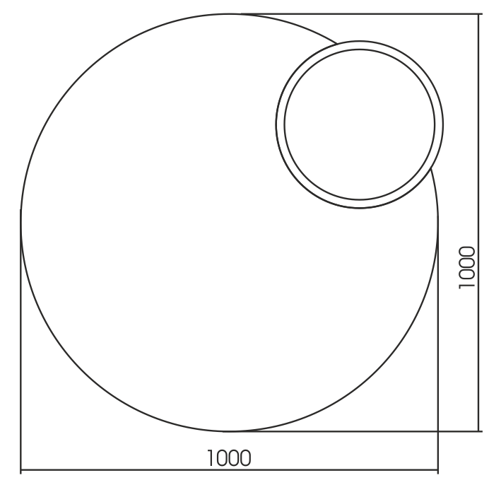 Зеркало LED-00002484 Azario