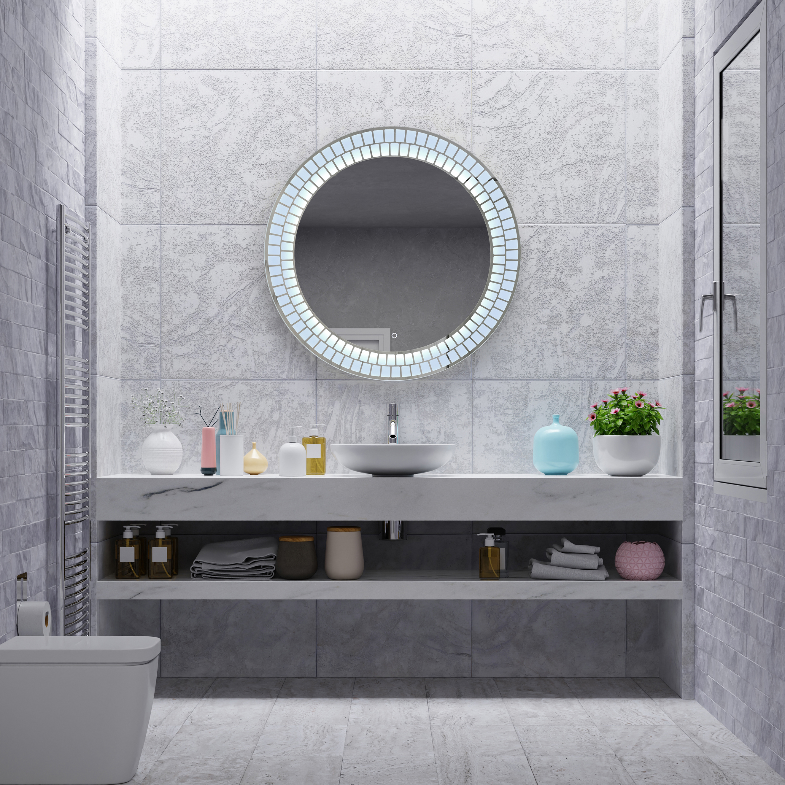 Зеркало LED-00002513 Azario