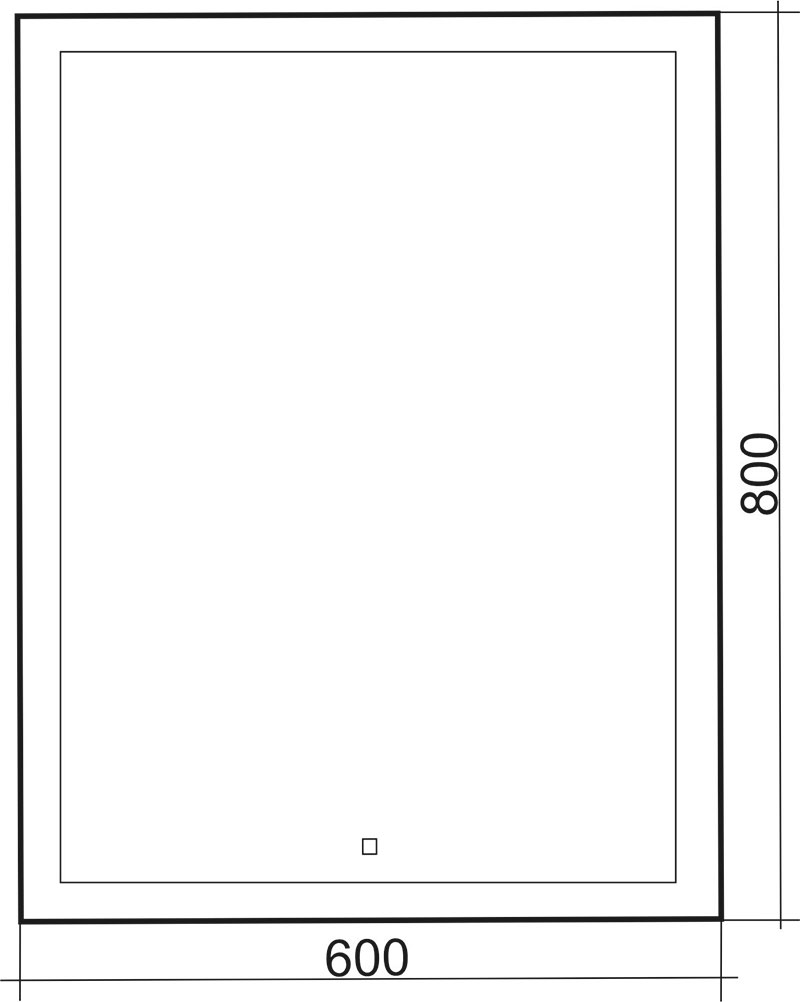 Зеркало ФР-1540 Azario