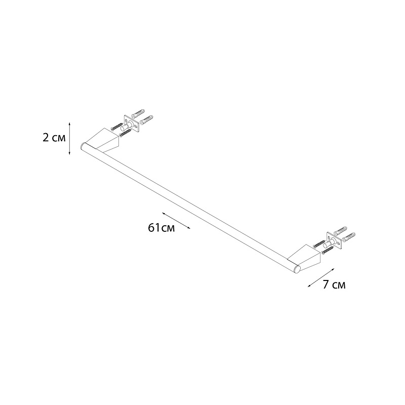 Полотенцедержатель трубчатый Trend FX-97801 Fixsen