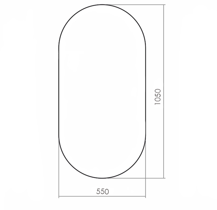 Зеркало LED-00002549 Azario
