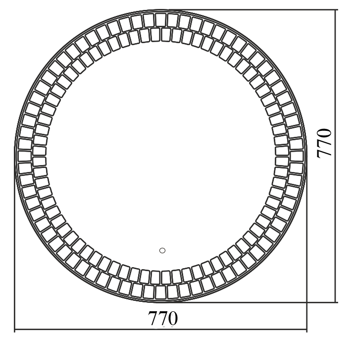 Зеркало LED-00002513 Azario
