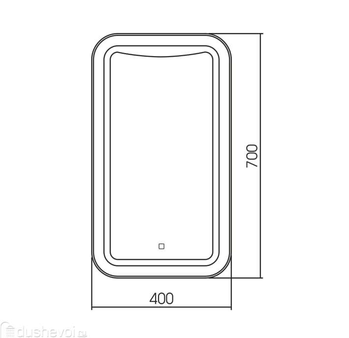 Зеркало LED-00002501 Azario