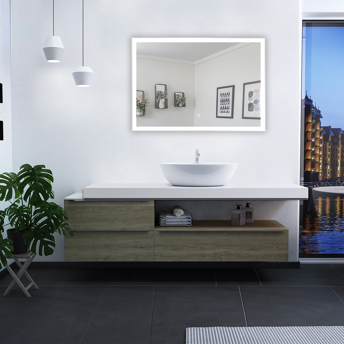 Зеркало AZ-Z-080-1CS Azario