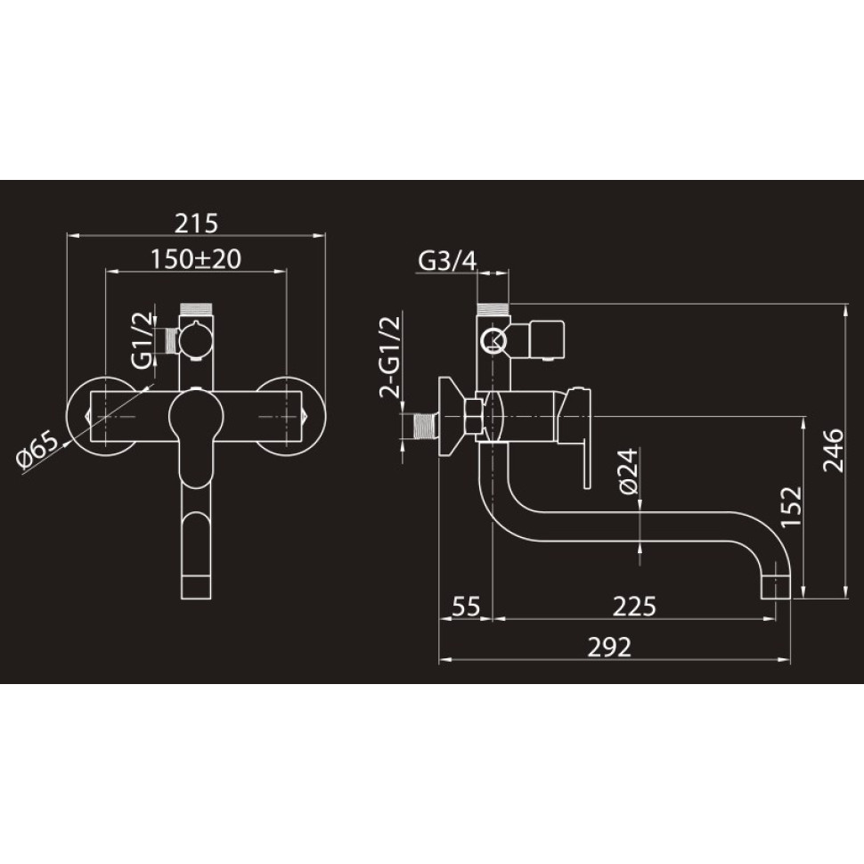 Душевая система (Set-22-New) 2306683-2L Elghansa