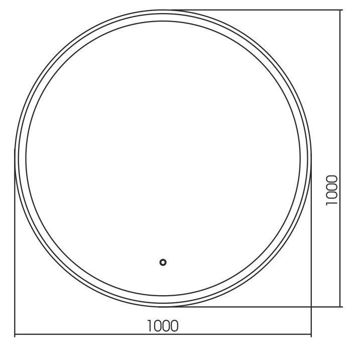 Зеркало LED-00002454 Azario