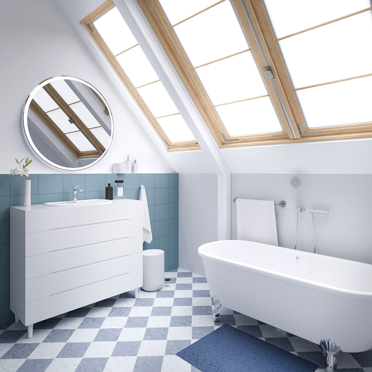 Зеркало LED-00002454 Azario