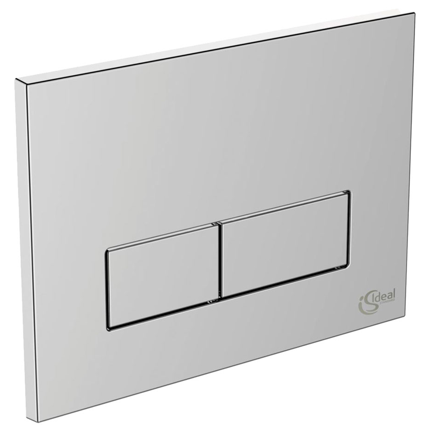 Панель смыва двойная с логотипом ХРОМ W3708AА IDEAL STANDARD