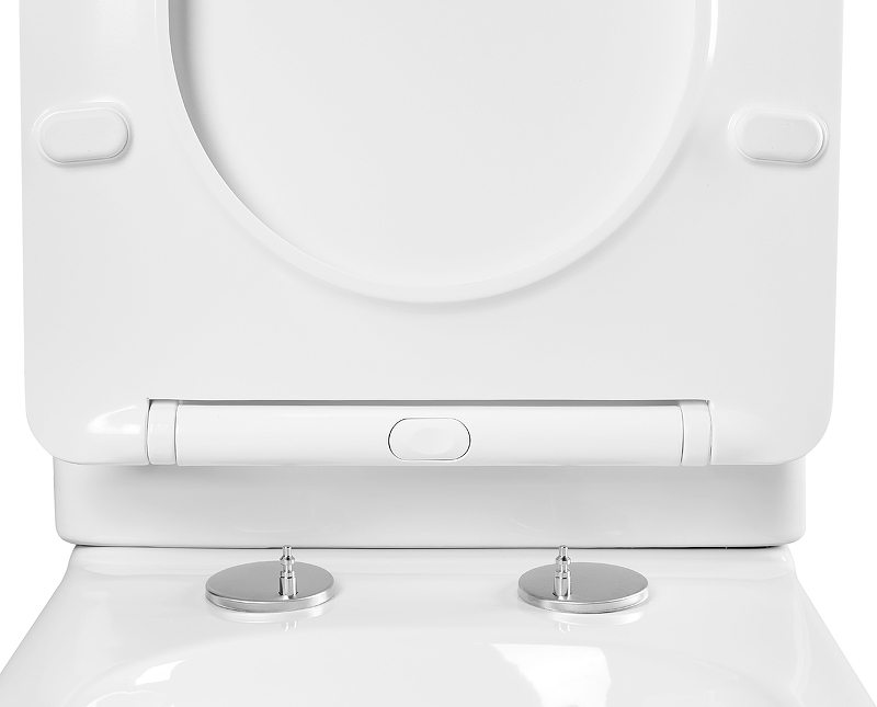 Унитаз приставной безободковый Либра с сиденьем микролифт AQ1908N-00 Aquatek