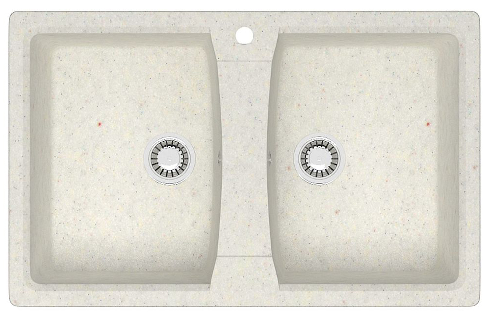 Кухонная мойка Elmas 780х500х190 Хлопок сифон + герметик CS00079898 Azario