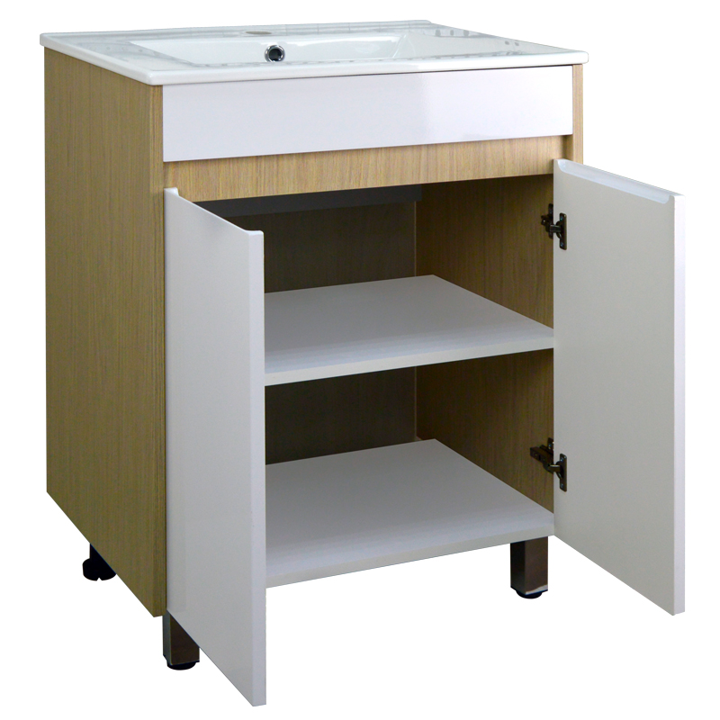 Тумба с раковиной Stella 60Н дуб дымчатый CS00076454 Loranto