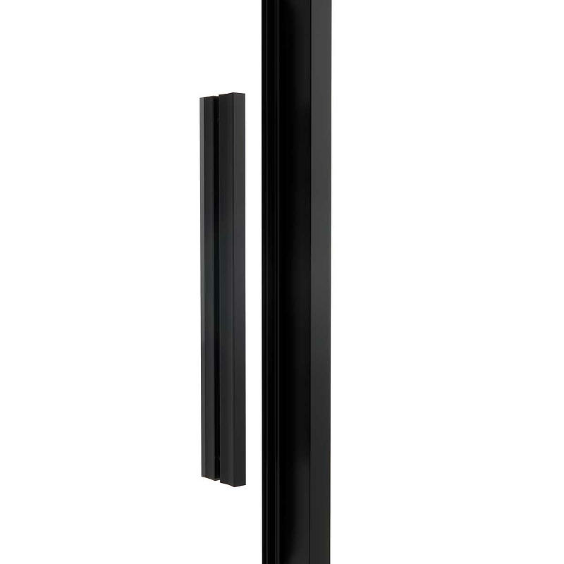 Душевая дверь Slim Soft 100, черный, стекло прозрачное VDS-1SS100CLB Vincea