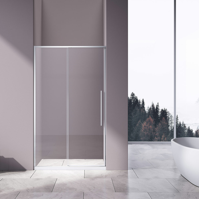 Душевая дверь Slim-N 140, хром, стекло прозрачное VDS-4SN140CL Vincea