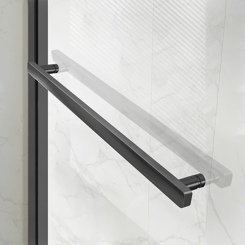 Душевая дверь Slim Soft 150, вороненая сталь, стекло прозрачное VDS-1SS150CLGM Vincea