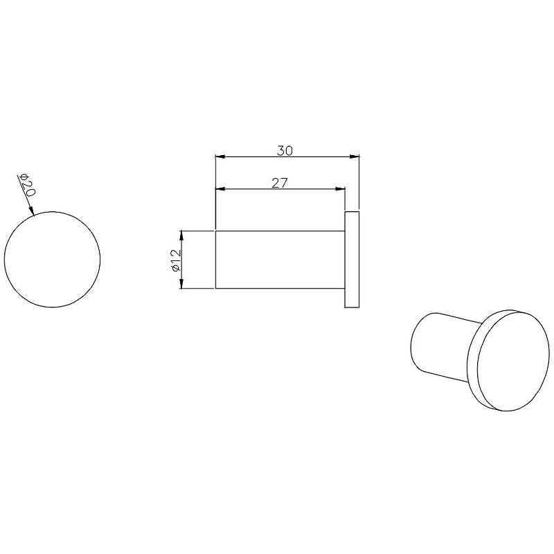 Крючок Вега AQ4001MB Aquatek