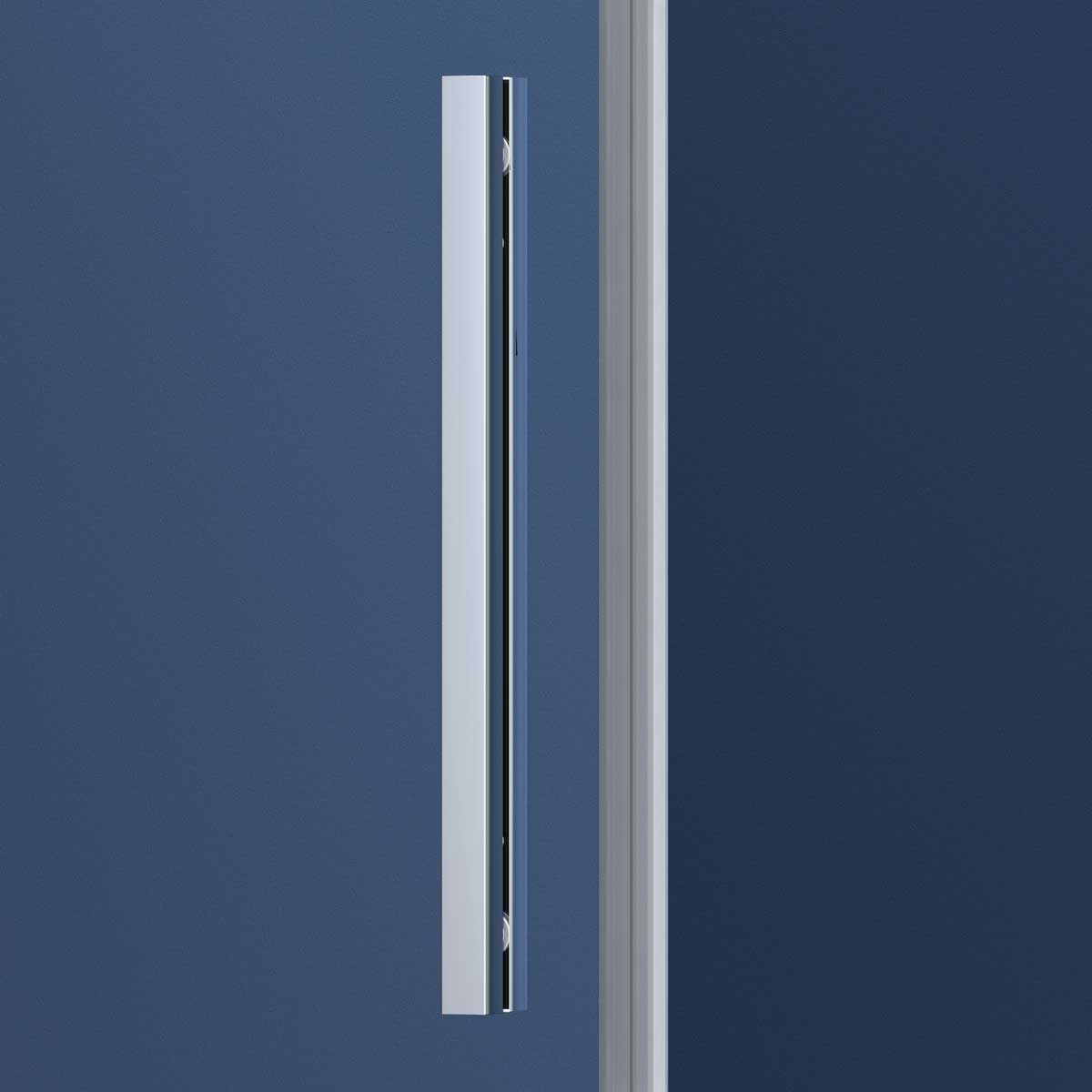 Душевая дверь Soft 140, черный, стекло прозрачное VDS-3SO140CLB Vincea