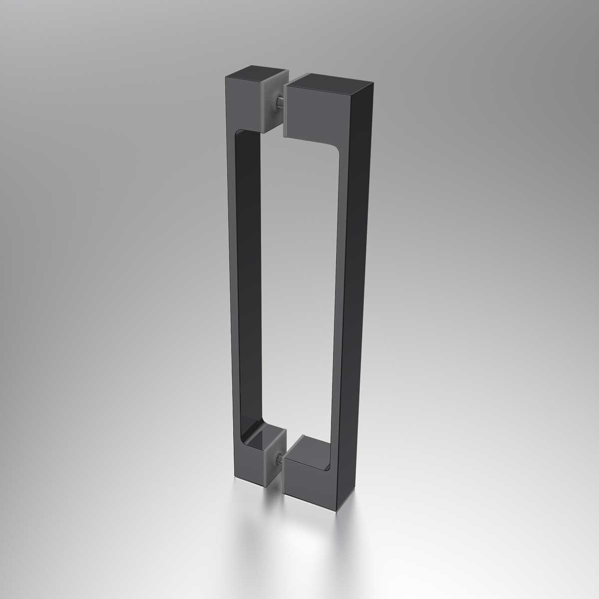 Душевая дверь Alpha вороненая сталь, стекло прозрачное VDP-3AL80CLGM Vincea