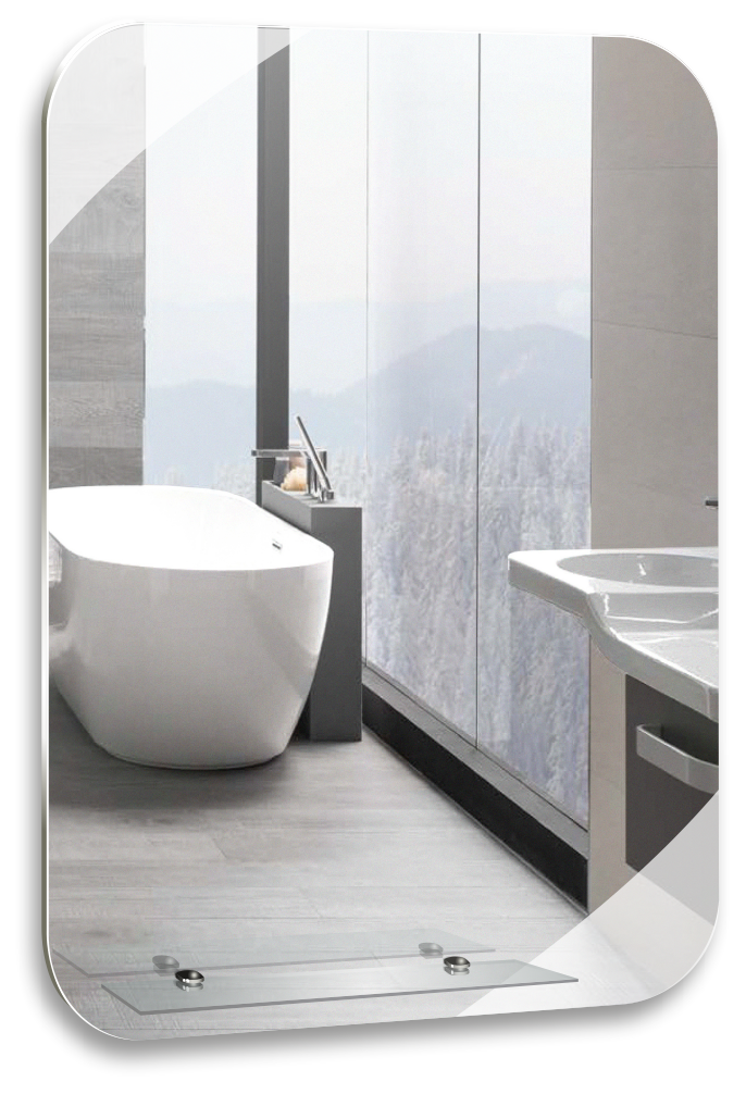 Зеркало Аргус 55х80 с полкой ФР-00002362 Loranto