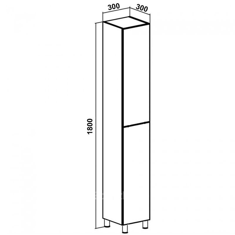 Пенал Stella 30 правый CS00076549 Loranto