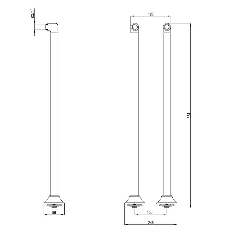 Комплект колонн LM8565C Lemark