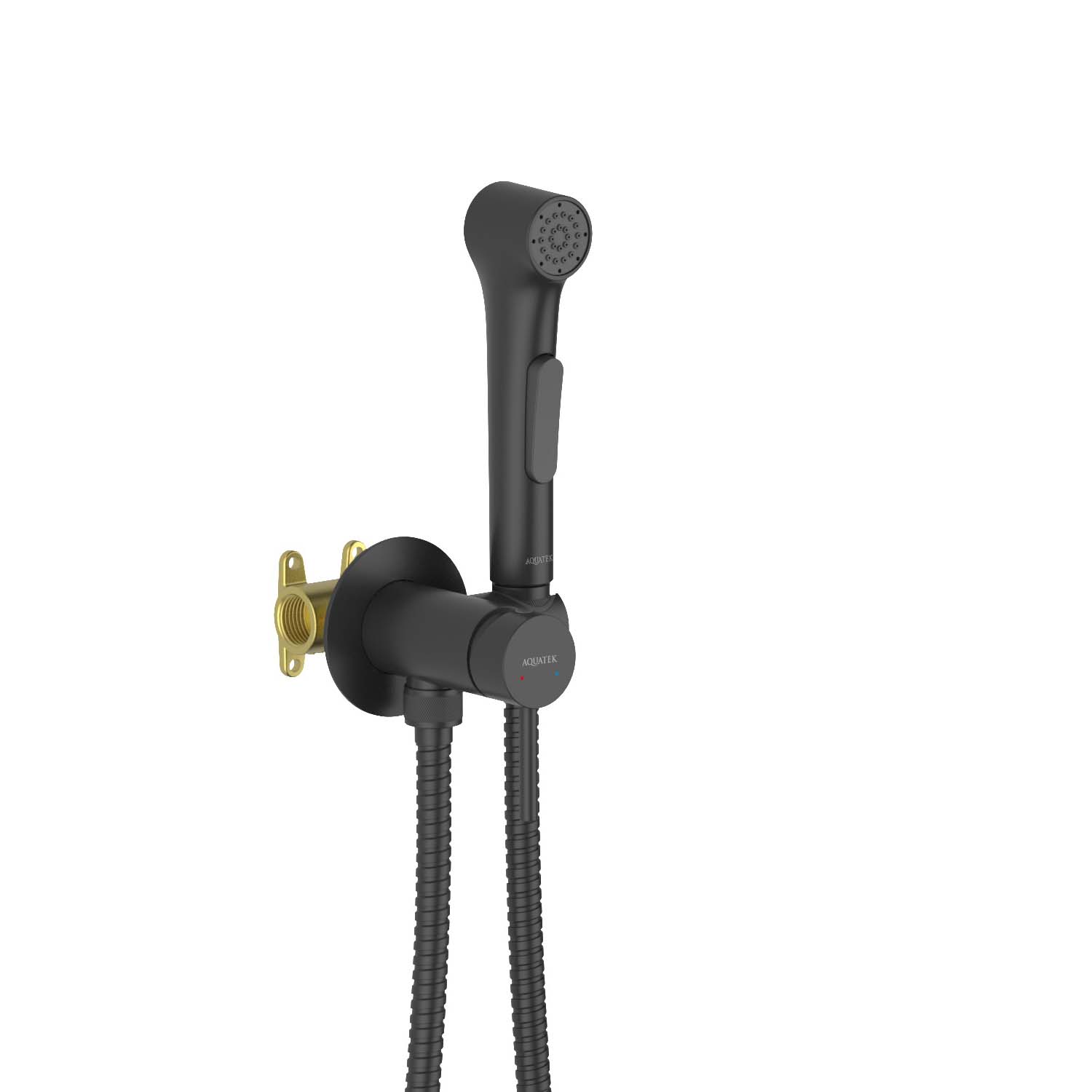 Встариваемый гигиенический комплект Европа AQ1020MB черный матовый Aquatek