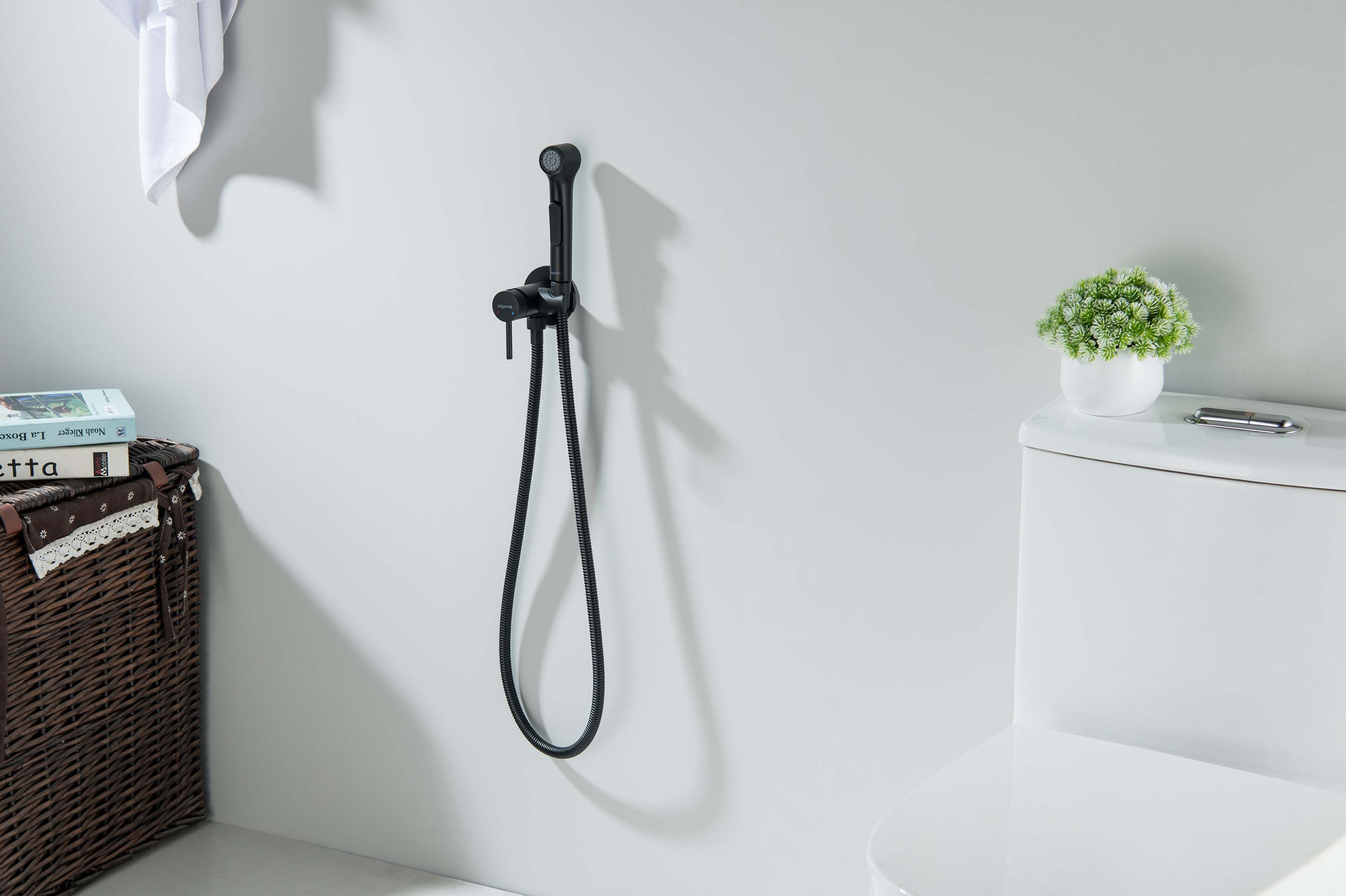 Встариваемый гигиенический комплект Европа AQ1020MB черный матовый Aquatek