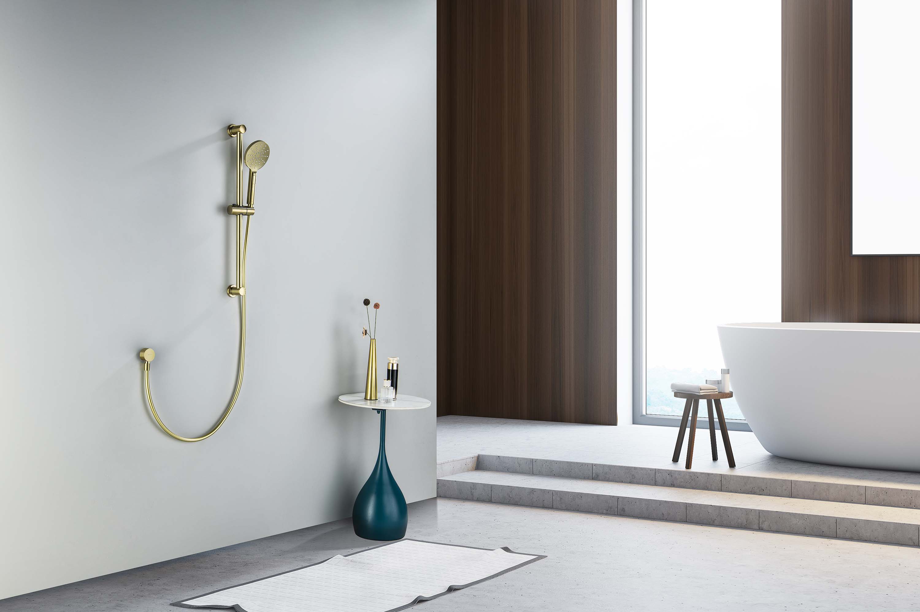 Душевой гарнитур 3jet 65 см Оберон AQ2016BG Aquatek