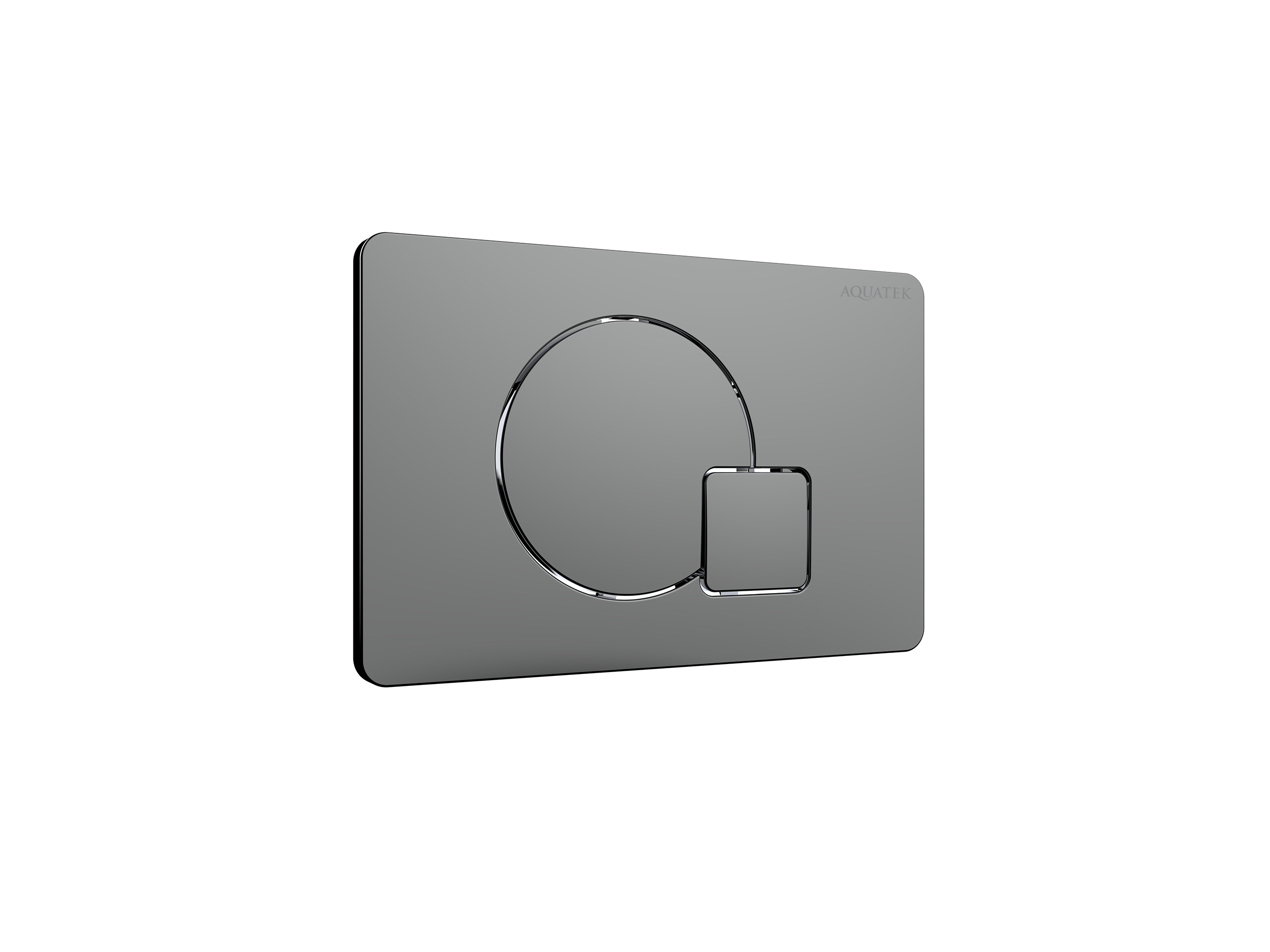 Кнопка смыва KDI-0000070 оружейная сталь матовая Aquatek