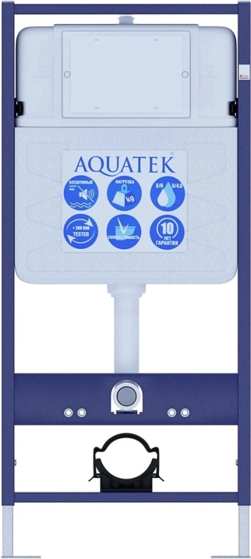 Унитаз с инсталляцией SET AQUATEK ПОЛАРИС-021 4в1