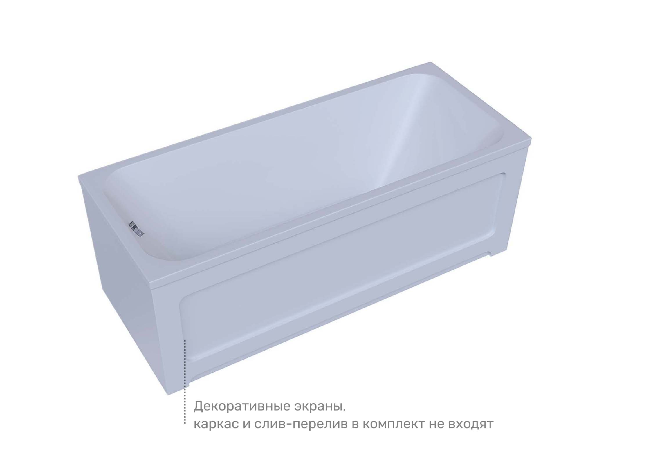 Акриловая ванна Мия 100x70 MIY100-0000001 Aquatek