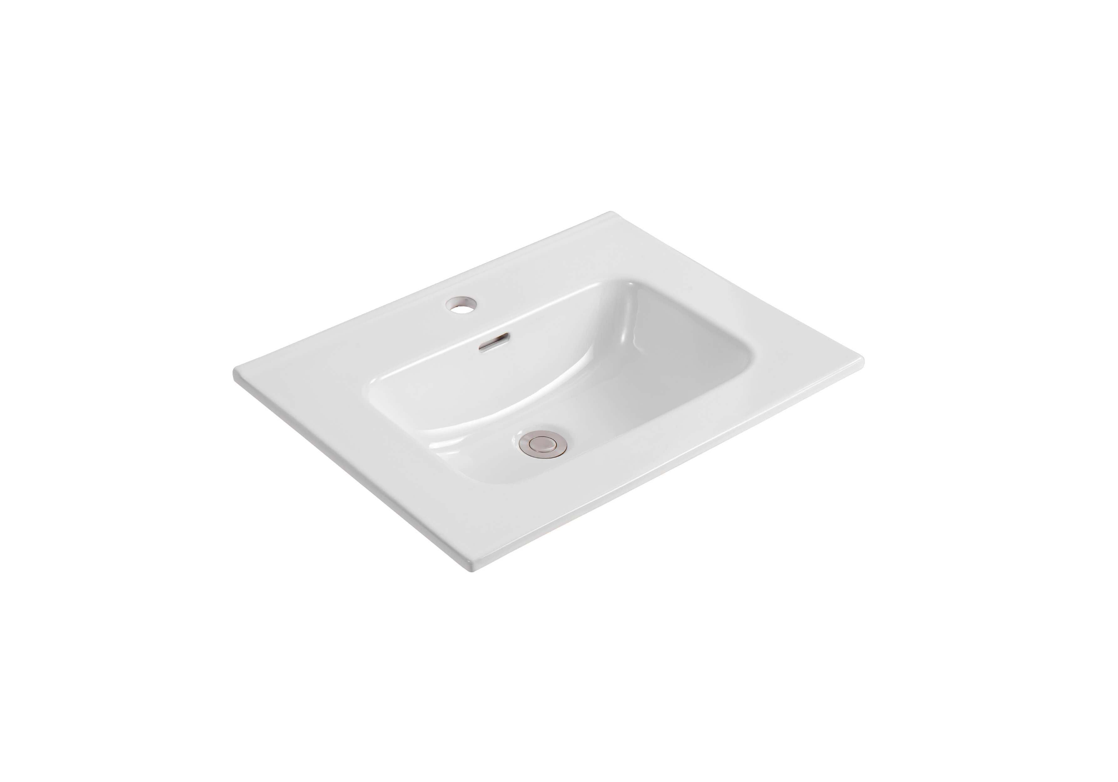 Тумба с раковиной Вега 60 AQ77060-LG серый туман Aquatek