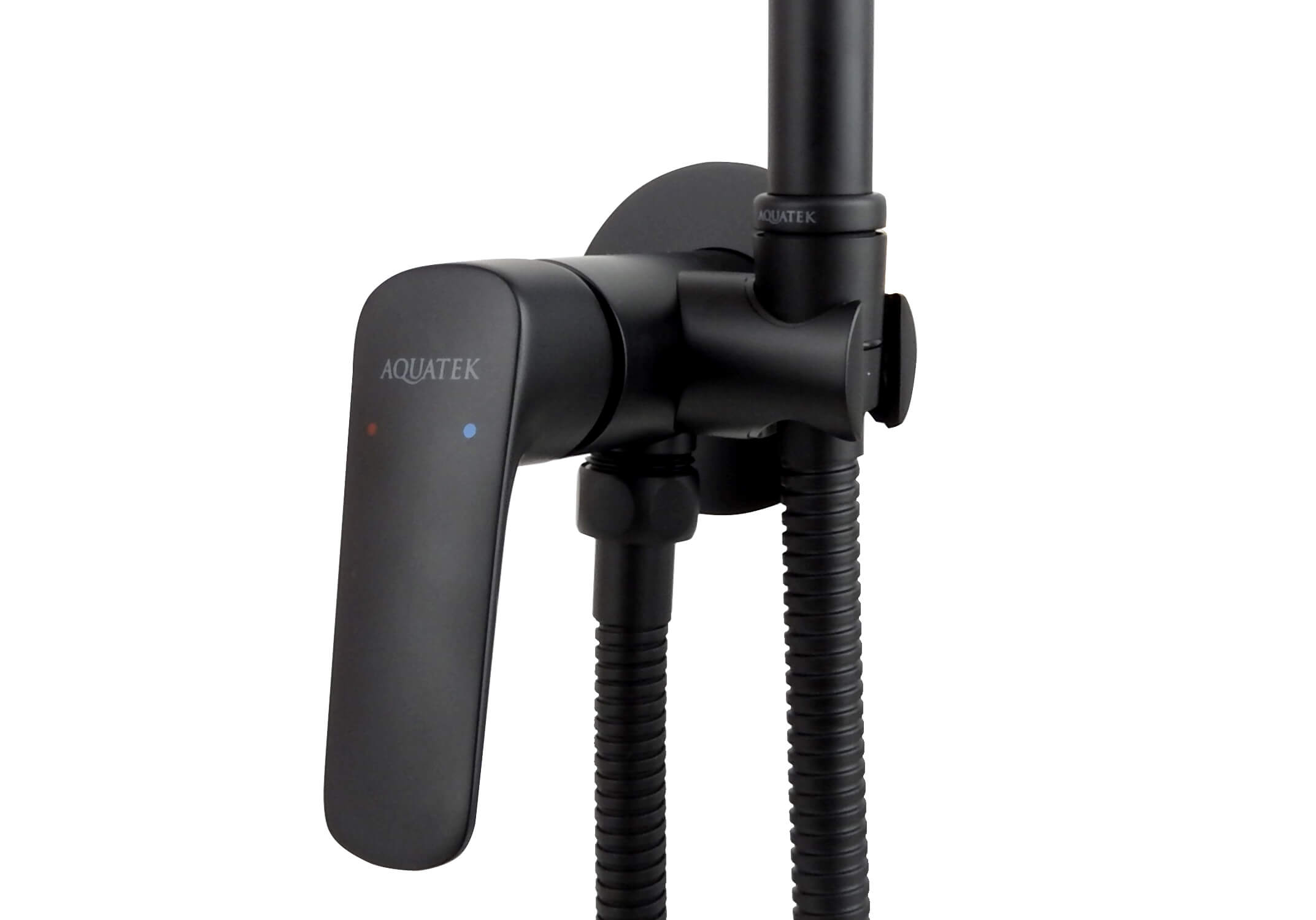 Встраиваемый гигиенический комплект Вега AQ1019BGM оружейная сталь Aquatek