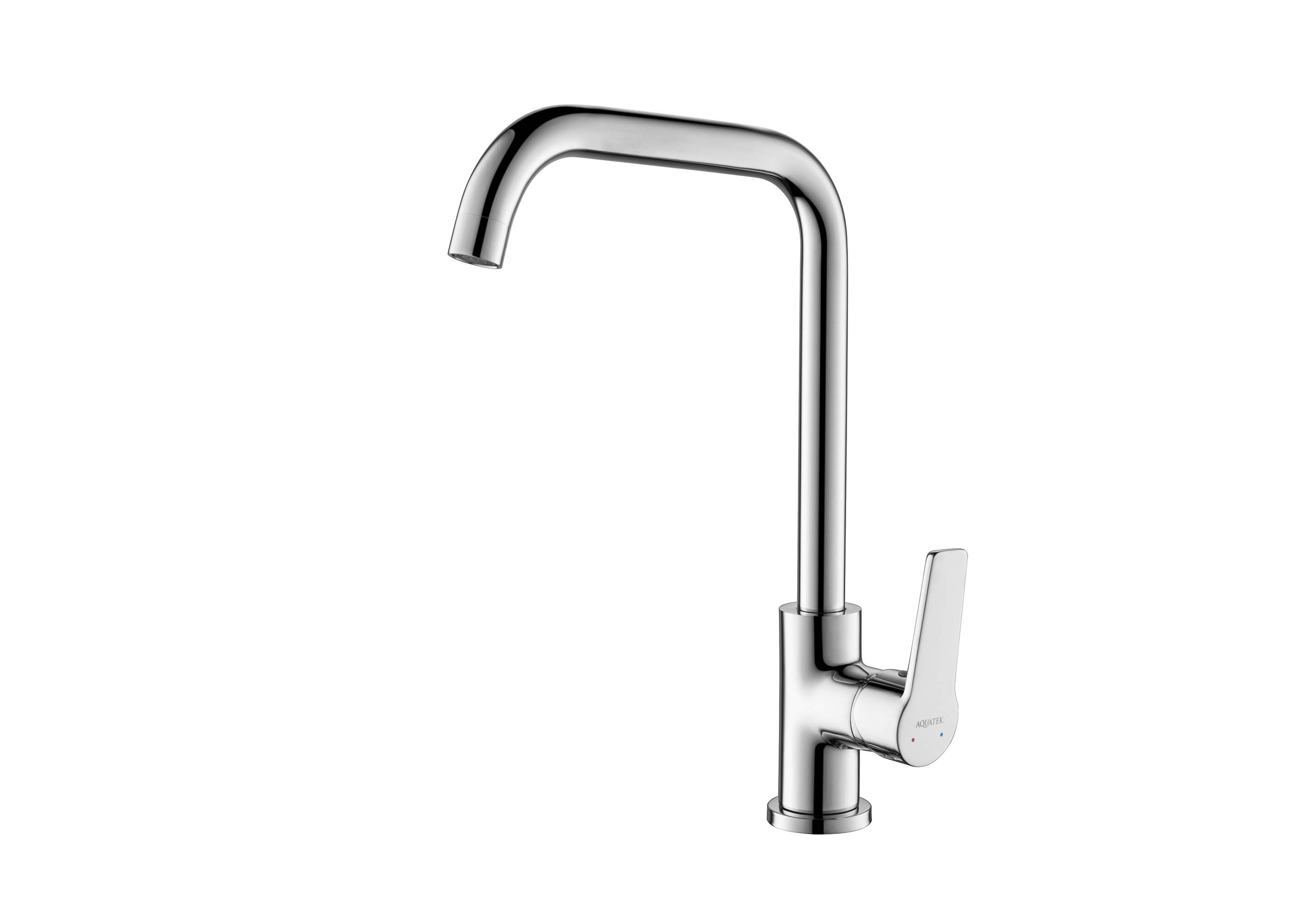 Смеситель для кухни Лугано AQ1781CR хром Aquatek