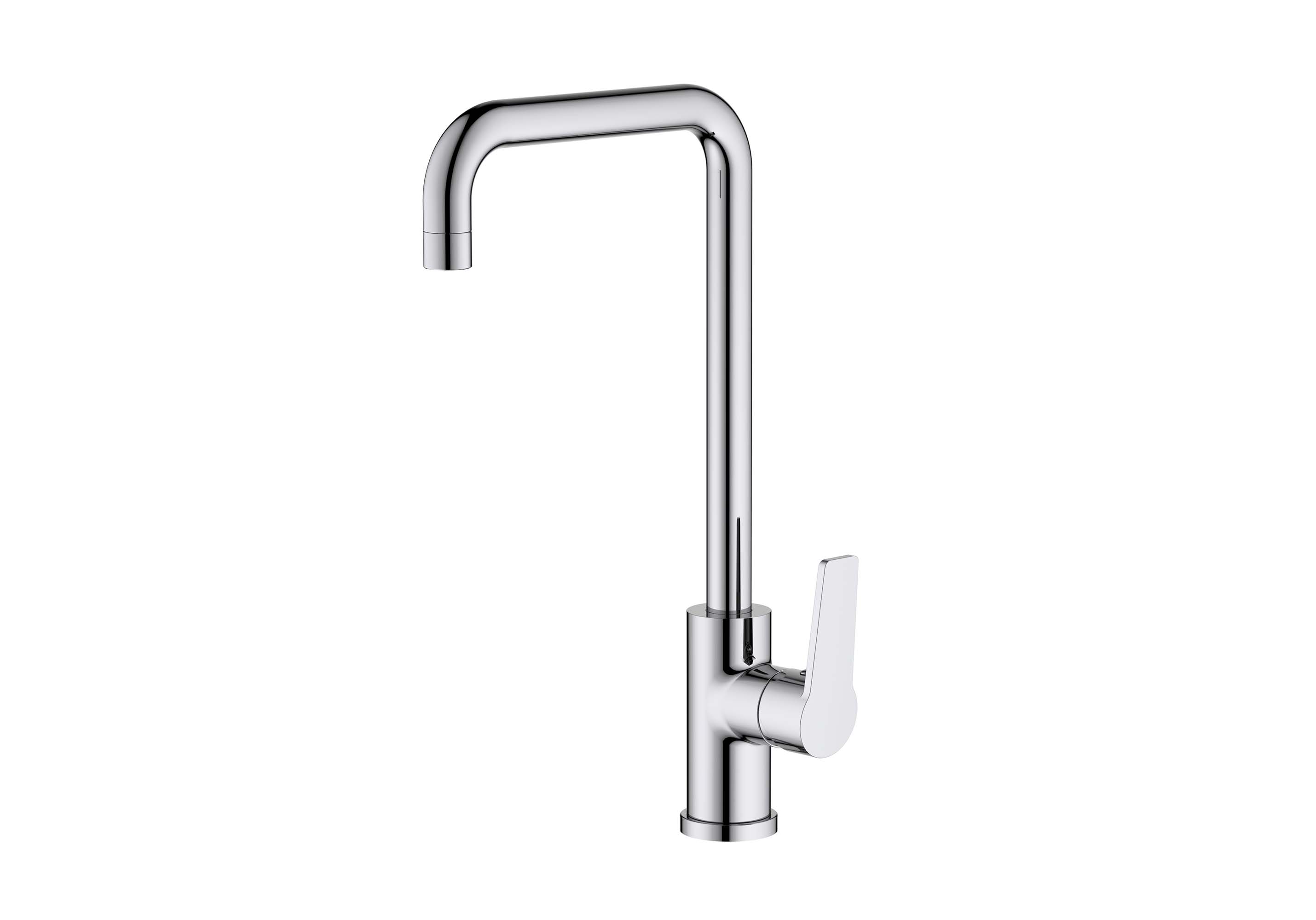 Смеситель для кухни Лугано AQ1781CR хром Aquatek