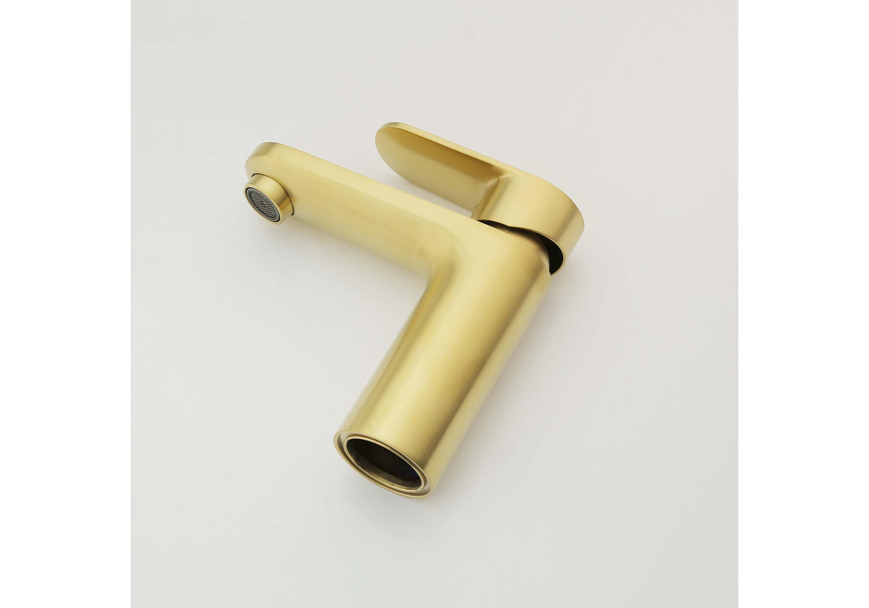 Смеситель для раковины Ника AQ1810BG шлифованное золото Aquatek