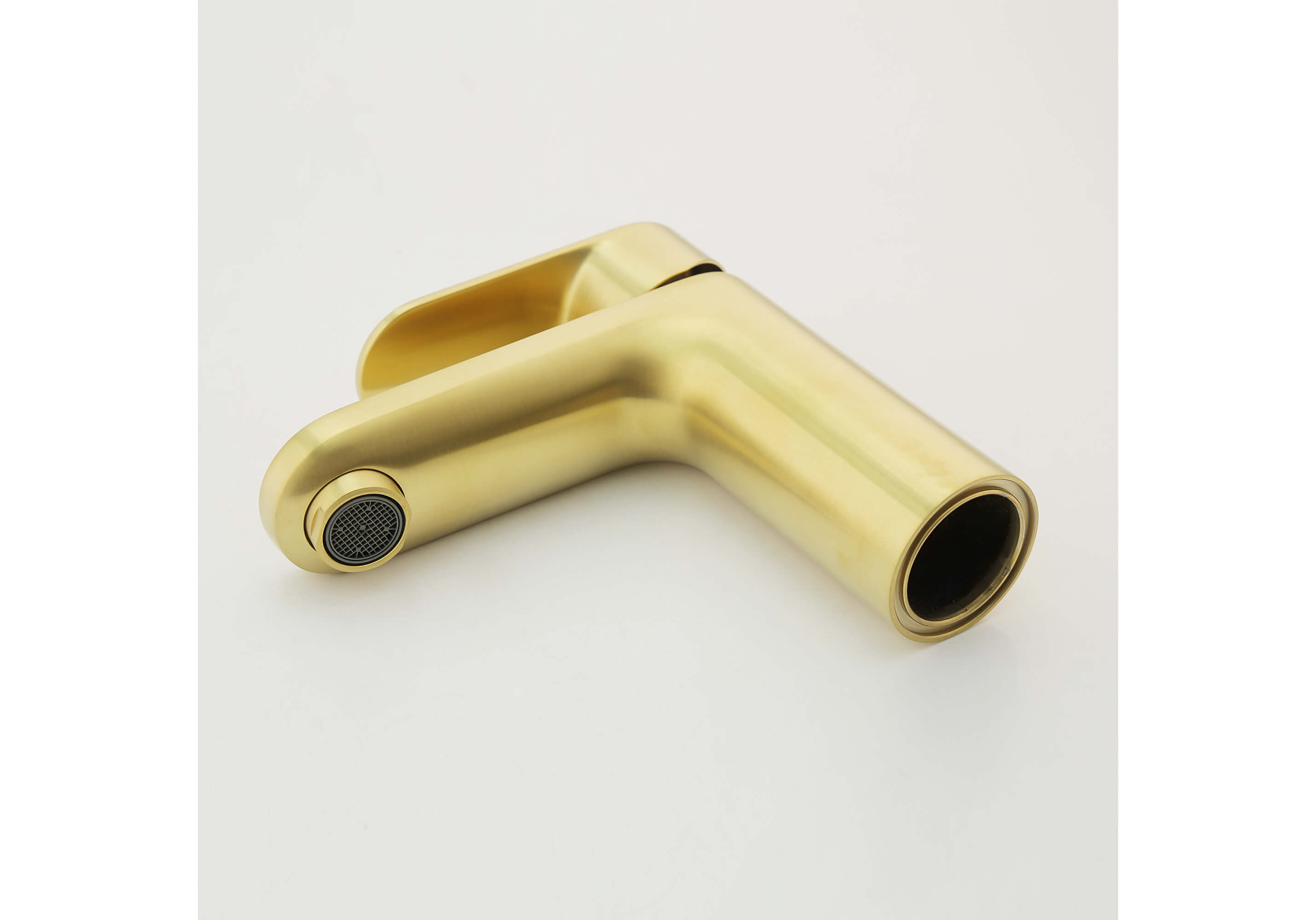 Смеситель для раковины Ника AQ1810BG шлифованное золото Aquatek