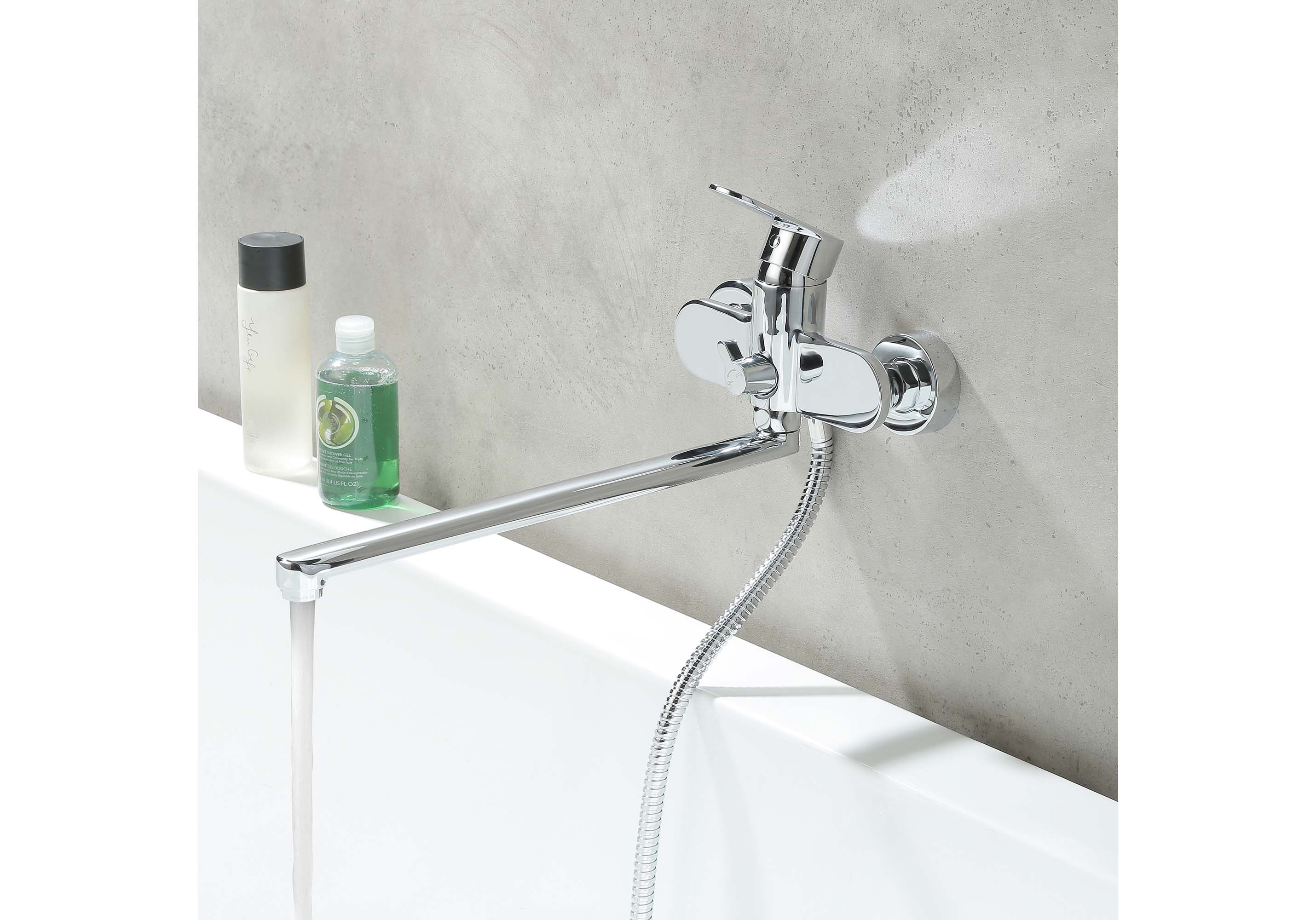 Смеситель для ванны Ника AQ1842CR хром Aquatek