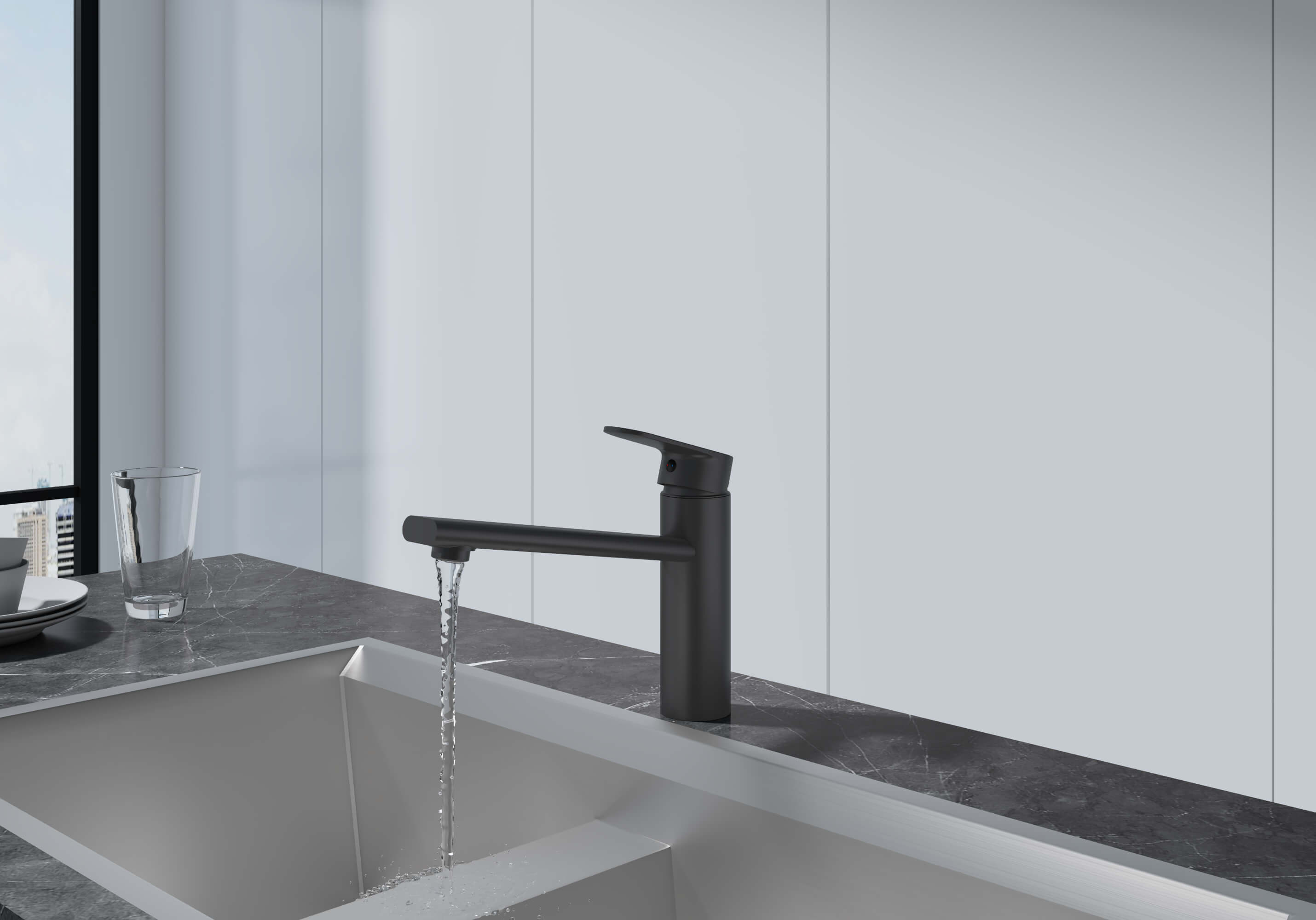 Смеситель для кухни Ника AQ1880MB Aquatek