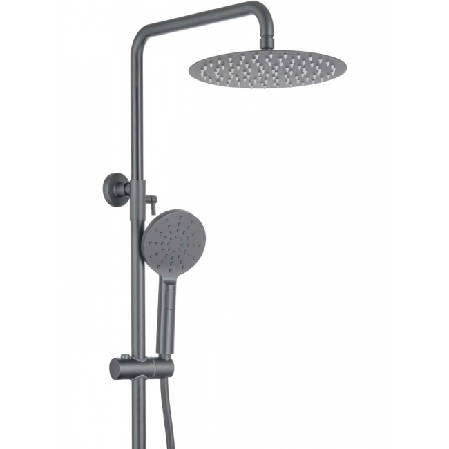 Душевая стойка Вега AQ2046BGM оружейная сталь Aquatek