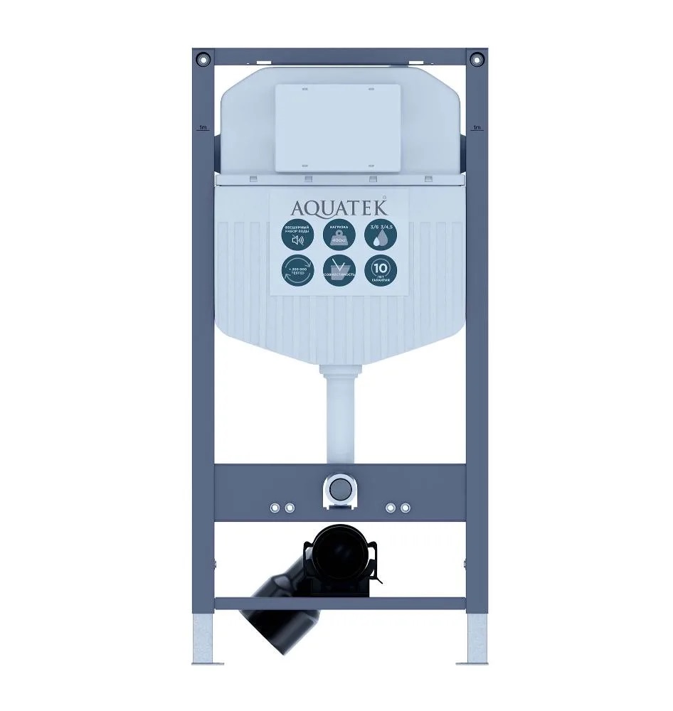 Унитаз с инсталляцией Set AQUATEK ДЕЛЬТА INS23