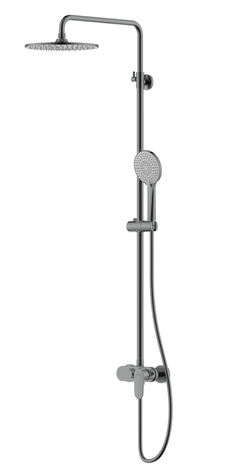 Душевая система Ника AQ2860BGM оружейная сталь Aquatek