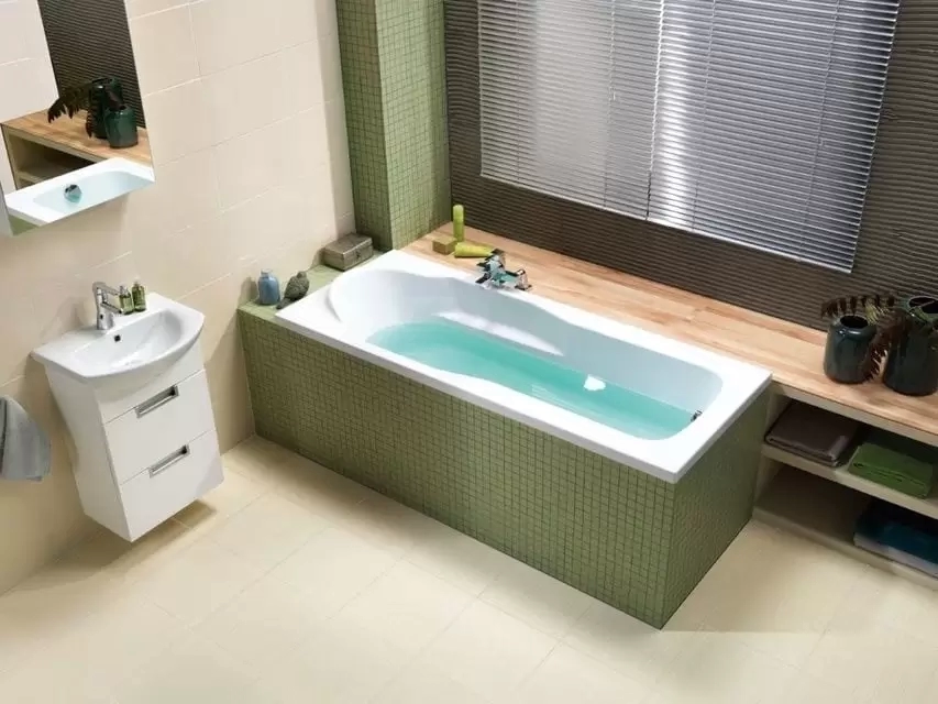 Ванна прямоугольная Santana 170x70 см без ножек белая Cersanit 301035 WP-SANTANA*170
