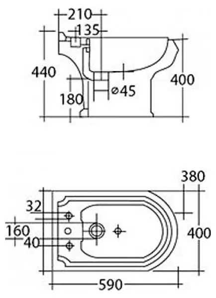 Биде King Palace