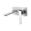 Смеситель для умывальника встраиваемый, хром/белый LM4926CW Lemark