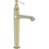 Высокий смеситель для раковины без д/к, глянцевое золото CLEO E24309-BGG