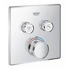 Смеситель д/душа GROHTHERM SmartControl на 2 выход встр. в стену (хром) 29124000