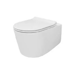 Унитаз подвесной 545x365x355, безободковый, микролифт SLIM, быстросъемное RENNES RE1100R+RE1001T