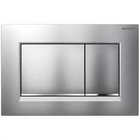 Клавиша двойного смыва SIGMA 30 хром матовый / хром глянцевый для унитаза 115.883.KN.1