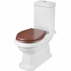 Унитаз 4/6л. с коричневой крышкой (дерево), 710*395*845 DIJON Creo HDCI386 +SI386