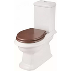 Унитаз 4/6л. с коричневой крышкой (дерево), МИКРОЛИФТ, 710*395*845 DI1002+DI1003+DI1001N Creo